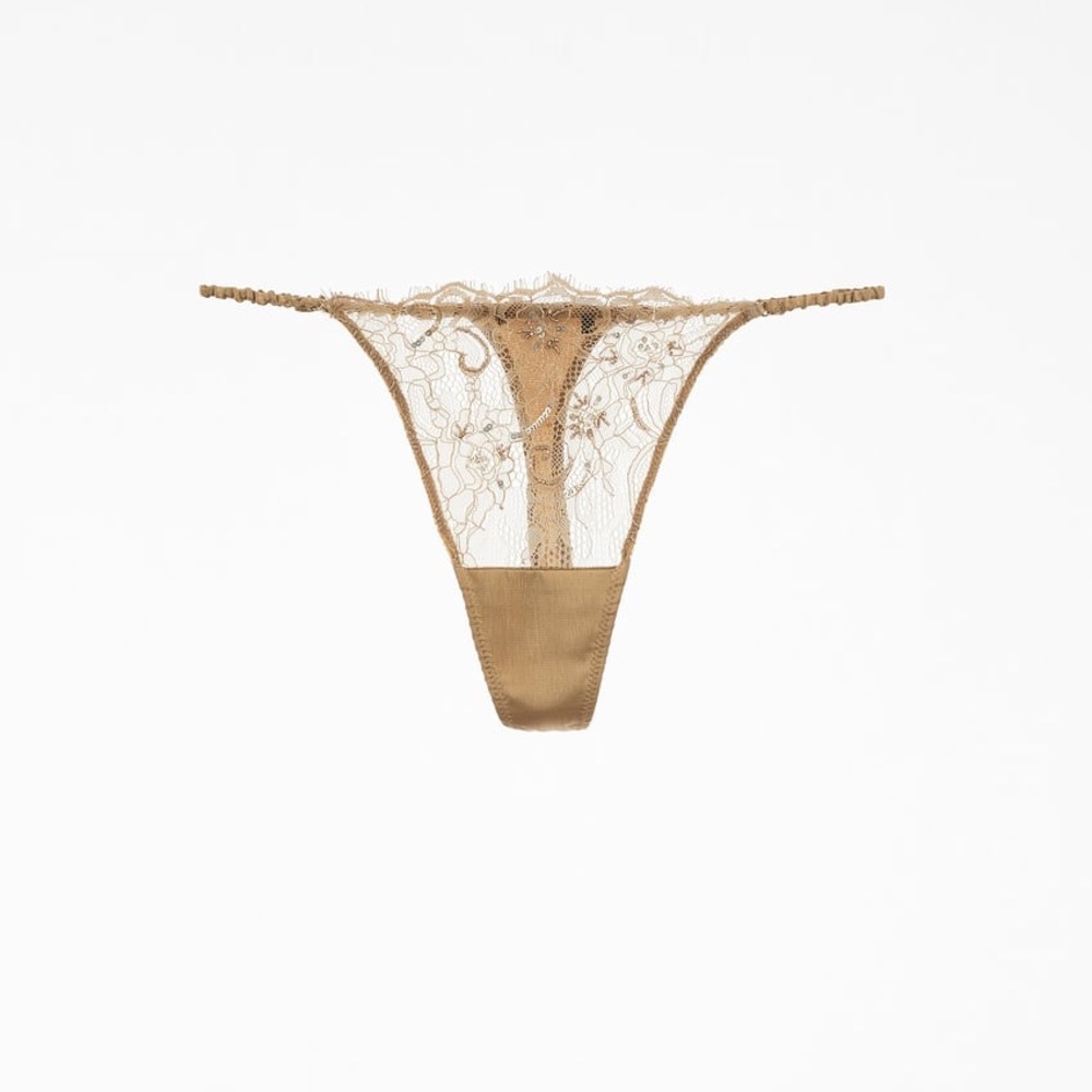 ZARA Lace Thong
